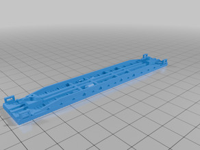 Longer Flatcar - but BETTER 3D model