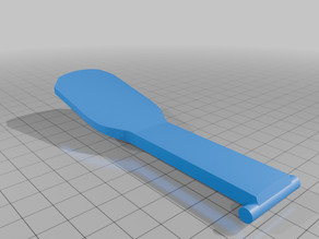 Milwaukee paddle trigger for grinder replacement 3D model