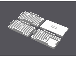 M.2 storage tray 3D model