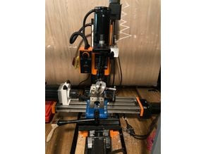 CNC conversion for Wen Mini Mill 3D model