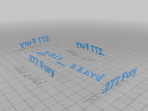.277 Fury Stacking Loading Block - Solid and Vase Mode 3D model