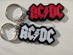 AC/DC keychain 3D model