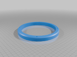 16cm Speaker Spacer Ring 3D model