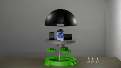 PAN TILT LASER POINTER 3D model