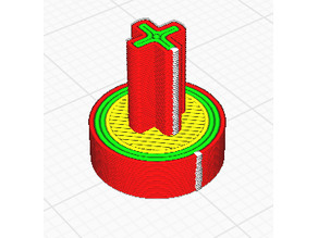 Simple LEGO Magnetic Train Coupler 3D model