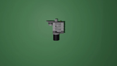 Servo from DC motor 3D model