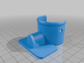 Pool hose support 32 mm 3D model