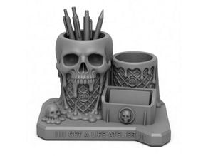 Skull head organizer 3D model