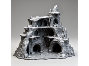Underground Cave Miniature 3D model