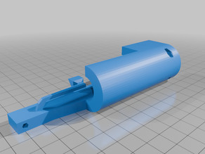 Passap E6000 cable chain mod: curly cord replacement 3D model