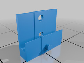 Dual Wall mount for both a record and wrapper. 3D model
