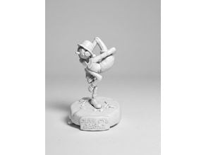 Twisted Olive Oyl 3D model