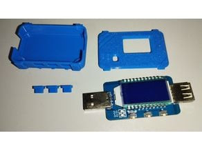 Case for USB detector tester voltage current meter 3D model