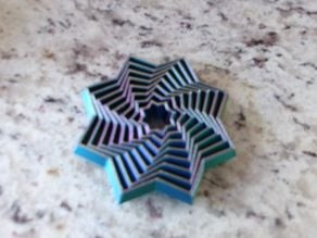Star fidget 3D model
