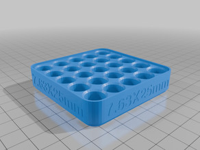 7.63X25mm Stacking Loading Block - Solid and Vase Mode 3D model