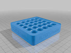 6.8X51mm Stacking Loading Block - Solid and Vase Mode 3D model