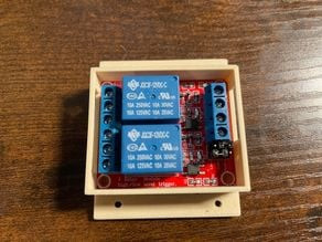 Dual Relay Board Mount 3D model