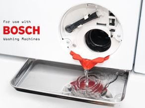 BOSCH Washing Machine Filter Drain 3D model