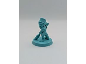 Goblin spearman FDM supportless 3D model