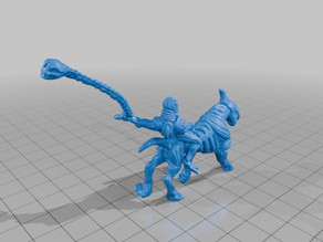 Grok Riders Heroscape Proxy 3D model