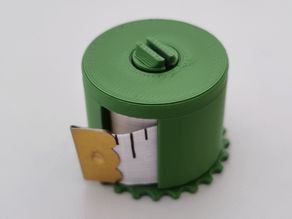 Tape Measure Spool (Customizable) 3D model