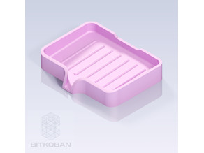 Soap & Sponge Holder with Drainage 3D model