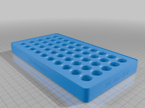 26 Nosler Stacking Loading Block - Solid and Vase Mode 3D model