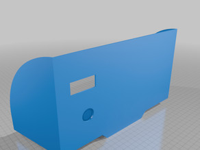 Tinker Electronics V2 10" Dash Hood 3D model