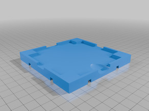 Customizable TCG Playmat 3D model