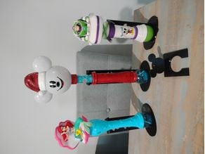 Disney Bubble Wand Holders 3D model