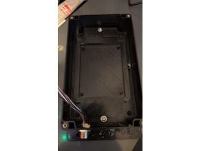 Project box mounting template 3D model