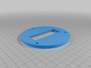 Anzeige rund 3D model