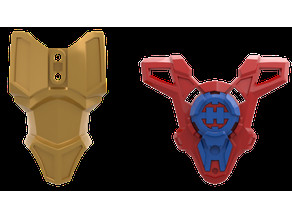 Bootleg Hero Factory models 3D model