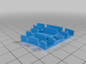 Moving Bus System 66 Radius Turn 3D model