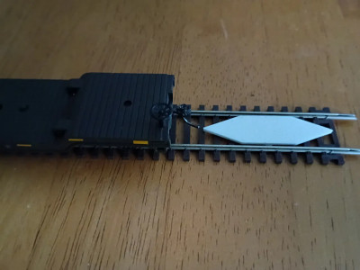 HO scale rerailer 3D model