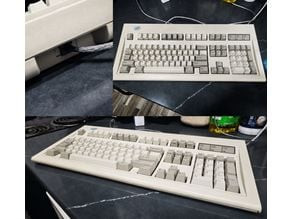 IBM Model M USB Conversion Cable Retainer 3D model