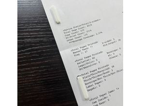 Simple Paper Fastener 3D model