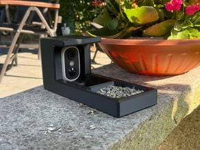 Vogelfutterspender mit Eufy Cam C35 Integration 3D model