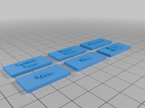 Pro Acryl Paint Rack / Storage 3D model