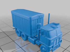 Mack f cargo van 3D model