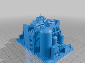 Oil Facility 3D model