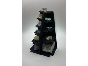 Double-Sided Crystal Display Tower 3D model