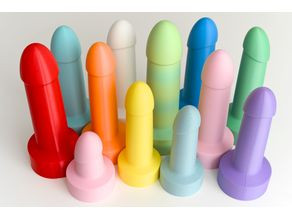 Condom demostration model 3D model