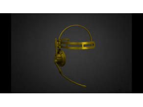 Jedi Comlink Headset 3D model
