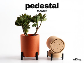 Pedestal ⬝ Planter 3D model