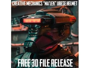 "Ma'Lek" Ubese helmet 3D model