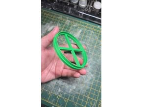 90mm Base Topper Cutter 3D model