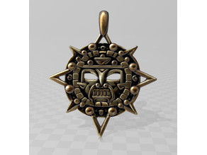 aztec pendant 3D model
