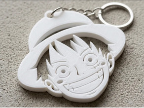 luffy keychain 3D model