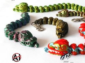 Flexi Aztec Snake 3D model